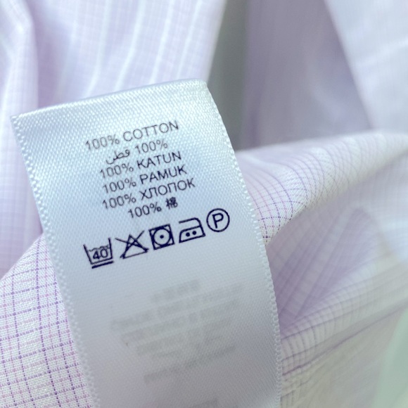 NWT Jasper Conran Tailored Fit 100% Cotton Bottom Up Men's Shirt Neck Size 15" ! - Picture 9 of 12